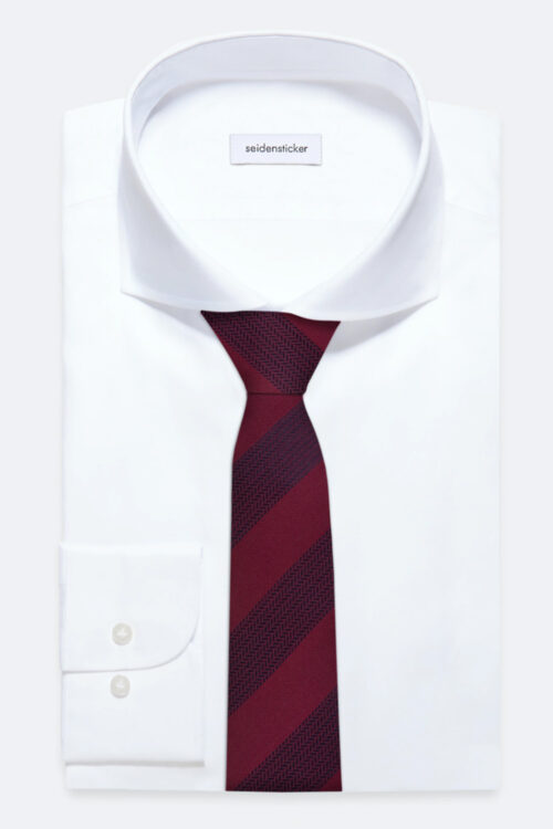 Seidensticker bordó csíkos nyakkendő 01-901057-0049